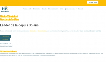 HP Nuisibles : entreprise de dératisation et désinsectisation