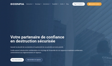 Collecte, destruction confidentielle et recyclage de déchets