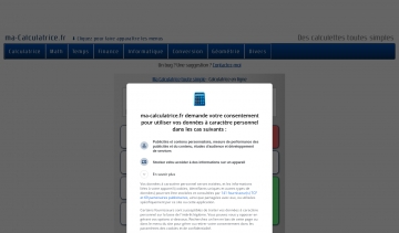 Calculatrice en ligne pour gagner du temps