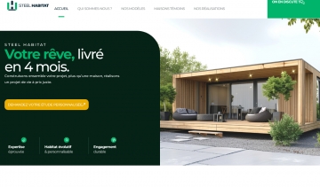 Steel Habitat, spécialiste de l’habitat métallique moderne et évolutif