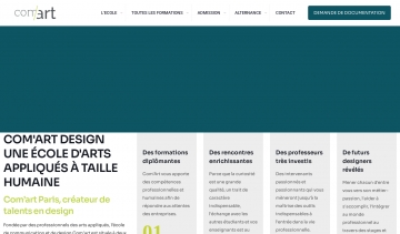 Com’Art Design, école de la création contemporaine
