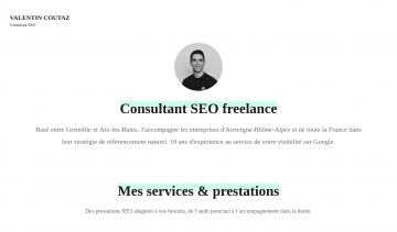 Valentin Coutaz : consultant SEO en France