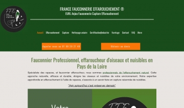 France Fauconnerie Effarouchement, capture d'animaux nuisibles