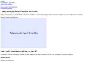 Logiciel de gestion des achats et de la production pour les artisans