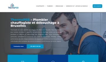 Thermopeb, expert en plomberie et chauffage à Bruxelles