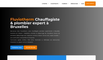 Fluviotherm, plombier et chauffagiste expérimenté à Bruxelles