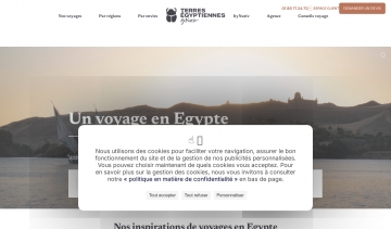 Agence de voyages spécialiste des séjours sur mesure en Égypte