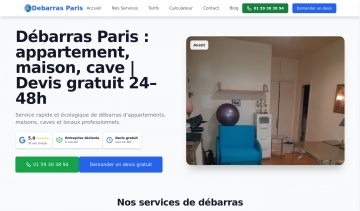 Débarras Paris, une entreprise spécialisée dans le débarras à Paris
