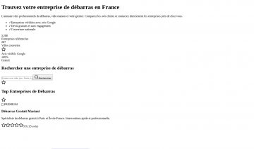 Annuaire Débarras, un site dédié aux professionnels du débarras