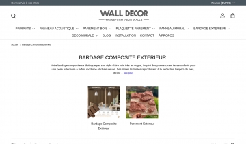 Bardage composite Wall Decor, allier esthétique et durabilité