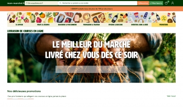 Mon Marché, plateforme de courses en ligne 
