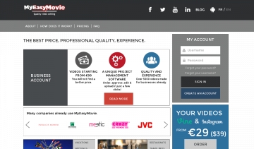 Myeasymovie: site de montage video 