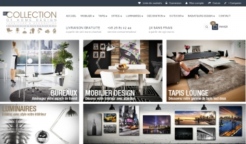 Le site Recollection.fr, boutique de meubles design