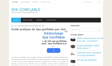 spa gonflable