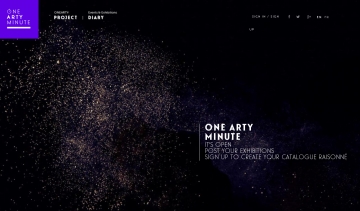 One Arty Minute, plateforme pour la création artistique