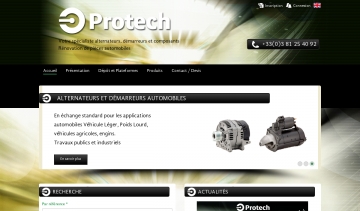 Protech Industrie - Alternateurs et démarreurs pour voitures
