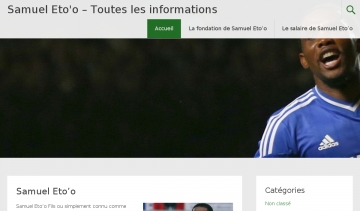 Le site de Samuel Eto'o