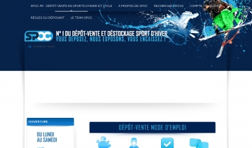 Spoc, dépôt vente sport