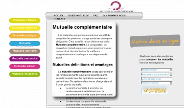 Mutuelle complémentaire, obtenir des devis de mutuelles