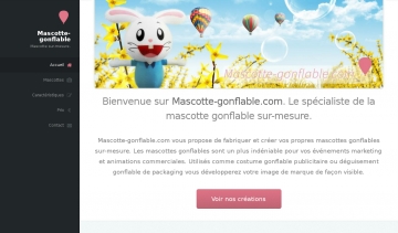 mascotte gonflable