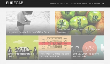 Eurecab, annuaire des taxis et des VTC