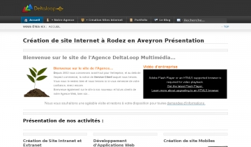 DeltaLoop Multimédia, créateur de sites Internet à Rodez en Aveyron