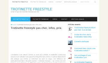 ma trotinette freestyle pas cher