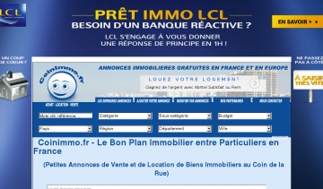 Coin Immo, le bon coin immobilier en France