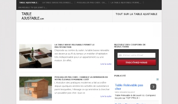 trouver tous types de tables ajustables