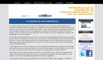 webrefconcept, plateforme de référencement