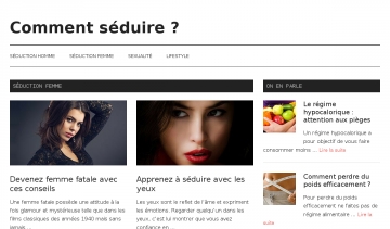 Comment-seduire.fr : blog séduction
