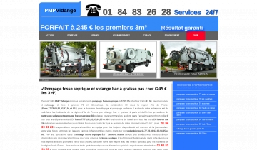 Service de vidange fosse septique