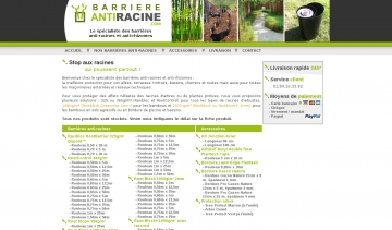 barrières anti-racines et anti-rhizomes