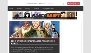 La Gazette du Geek, webzine dédié à la culture geek