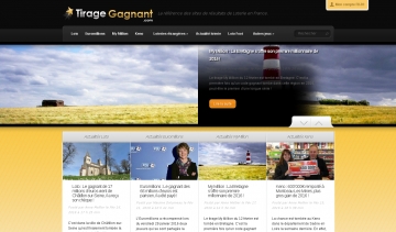 le site tirage-gagnant.com, guide de jeux d'argent et de loteries