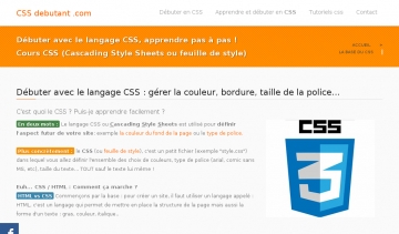 Apprendre le langage CSS rapidement