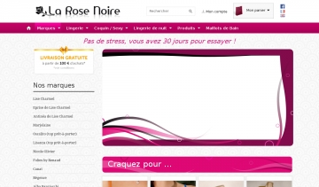 Boutique la Rose Noire : Nouvelles collections de Lise Charmel, Marjolaine et Nicole Oliver