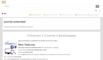 Studio 42, le site pour le CMS Joomla!