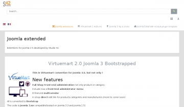 Studio 42, le site pour le CMS Joomla!