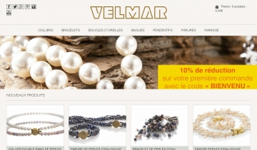 Bijouterie perles d'eau douce Velmar