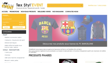 texstylevent destockage articles de  sport