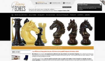 Jeux d'échecs, échiquiers haut de gamme