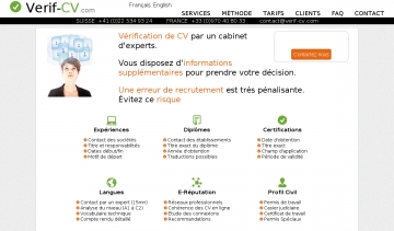 Controle des profils professionnels