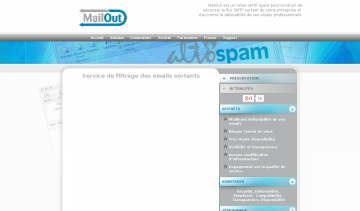 Sécuriser serveur de messagerie avec MailOut