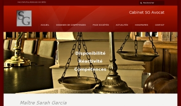 Cabinet du maître Sarah Garcia, avocate au barreau de paris