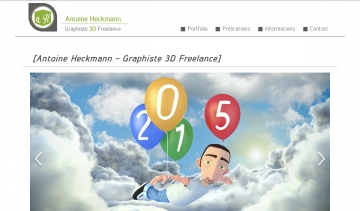 Page d'accueil Antoine Heckmann 3D