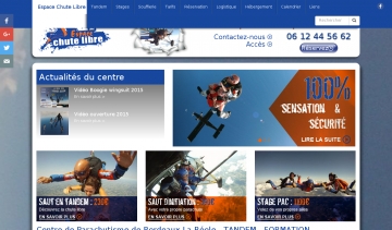 Espace Chute Libre : L'école de parachutisme à Bordeaux