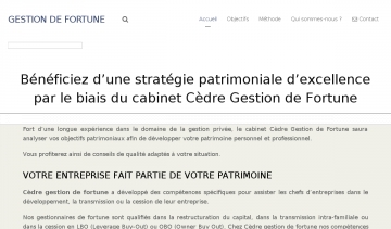 Conseil en gestion de fortune