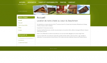 Chalet à louer dans le Beaufortain