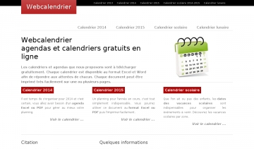 webcalendrier